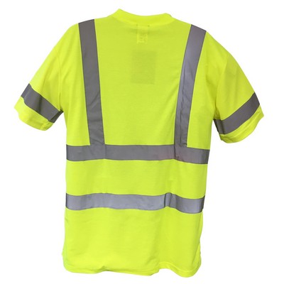 High Vis Cotton Comfort Short Sleeved T-Shirt, Class 3