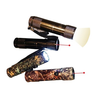 High Power LED Flashlight & Laser Pointer