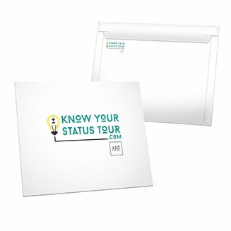 Economy Custom Envelope (12.5" X 10") *Includes Full Color Imprints W/ High Gloss Finish