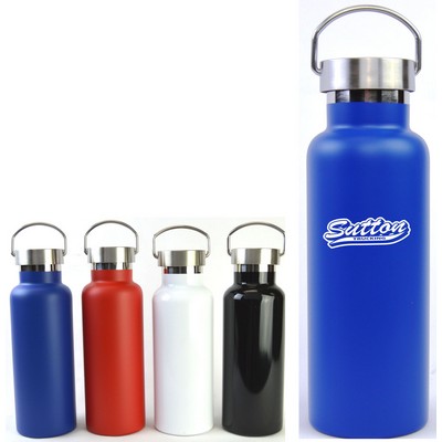 16 oz. Vacuum Bottle with Stainless Steel Lid.