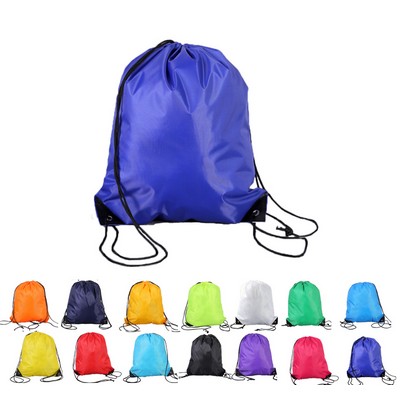 210D polyester Drawstring Backpack