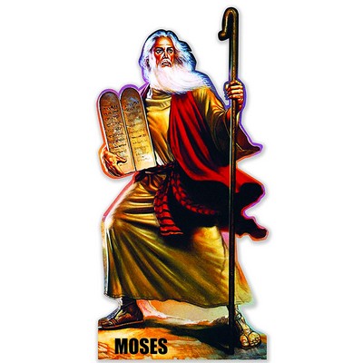 Moses Cardboard Cutout Stand Up| Standee Picture Poster Photo Print 6 Feet Tall