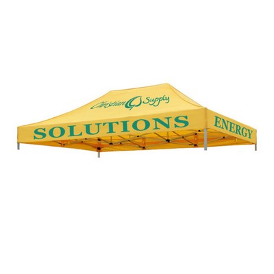 10'x15' Tent Canopy With Dye Sublimated Logo