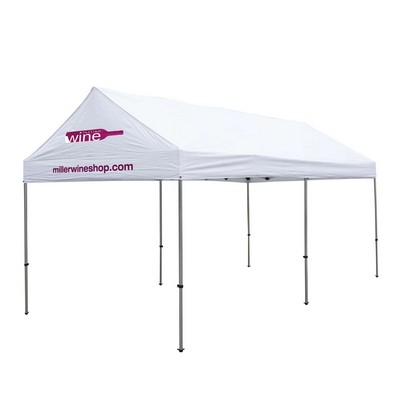 10' x 20' Gable Tent Kit (Full-Color Imprint, 2 Locations)