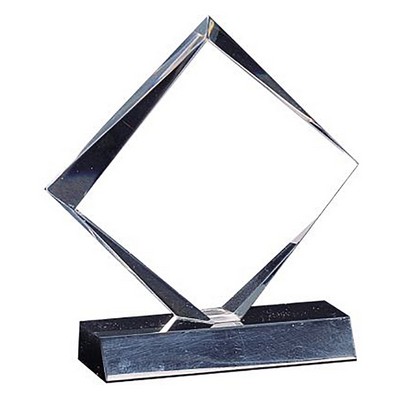 Desktop Diamond Award, Clear, Small (5-3/4"x5-3/4")