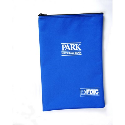 Short Top Zipper Bank Bag (7"x 11")