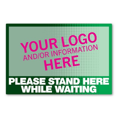 Rectangle Cement Decal - 12" x 18"