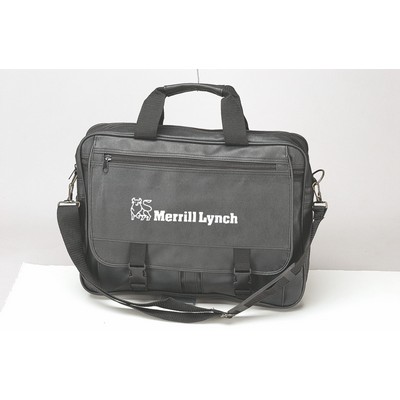 Mannitok® Leatherette Expandable Briefcase