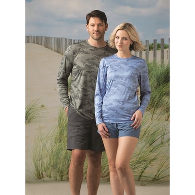 ParagonXP Pompano Full Body Hex Camo Long Sleeve Performance Tee