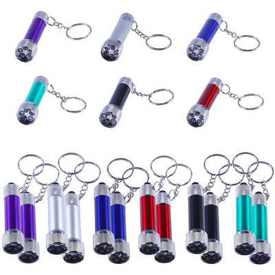 Mini Flashlights Keychain, 5 LED Light Torch