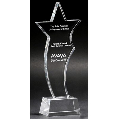 10'' Crystal Star Award Trophy