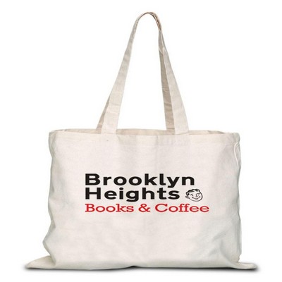 12 oz Flat Canvas Tote Bag - 15"x16"