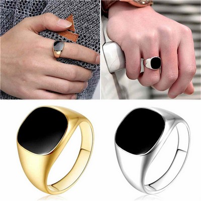 Stainless Steel Biker Man Ring