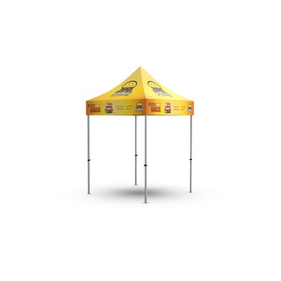 6.5'x6.5' Pro Grade Aluminum Pop Up Canopy w/600 Denier Polyester (Dye Sublimated)