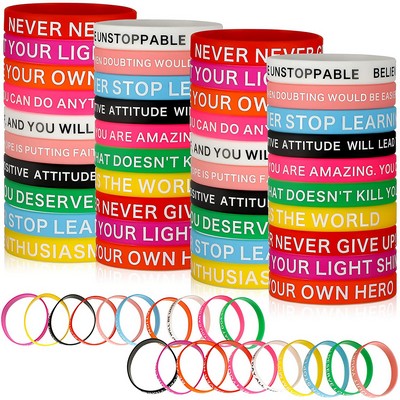 Custom Inspirational Silicone Wristband