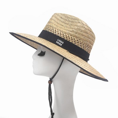 Lifeguard Beach Sun Straw Hat