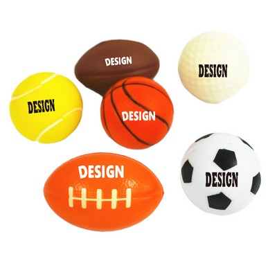 2.5" Foam Football Stress Reliever