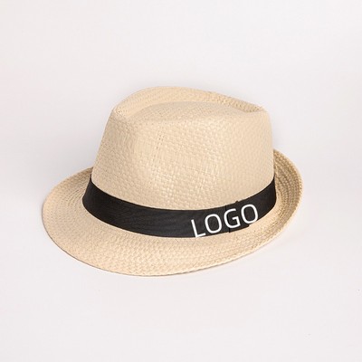 Straw Fedora Hat