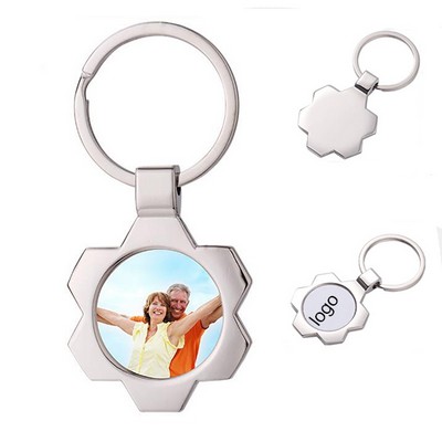 Irregular key chain/Flower shaped key ring