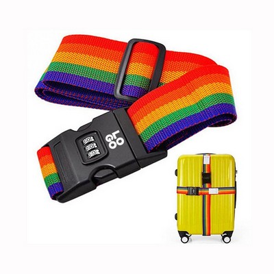 Travel Baggage Tie Down Belt Lock