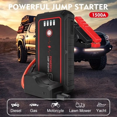 Emergency Kit 16000mAh 1500A 12V Jump Starter Portable Emergency battery booster