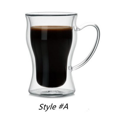 Double Wall Glass Coffee Mug