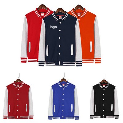 Slim Fit Cotton Fashion Varsity Baseball Jackets