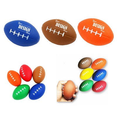 Rugby PU stress ball squeeze toy balls