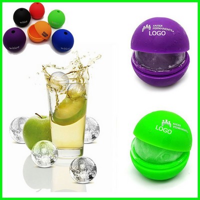 Silicone Ice Cube Sphere Mold Whisky Ice Ball Maker