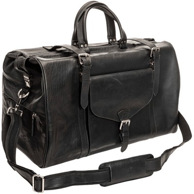 Luxury Line Mancini Buffalo Leather Dowel Rod Carry On