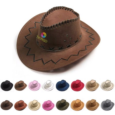 Faux Felt Cowboy Hat