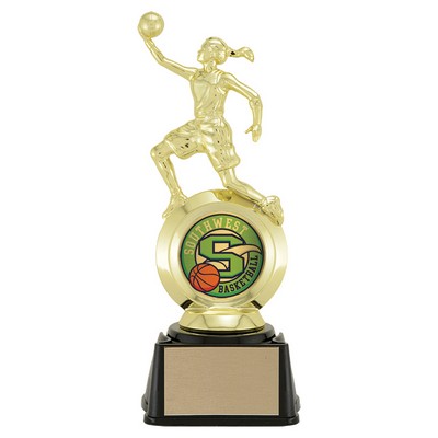 First Choice Basketball " Holder, F, Award Trophy, 8"