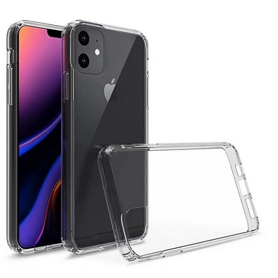 iPhone 11 Clear Hard Shell Case with TPU Bumpers