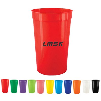 32 Oz. Plastic Wall Smooth Stadium Cup