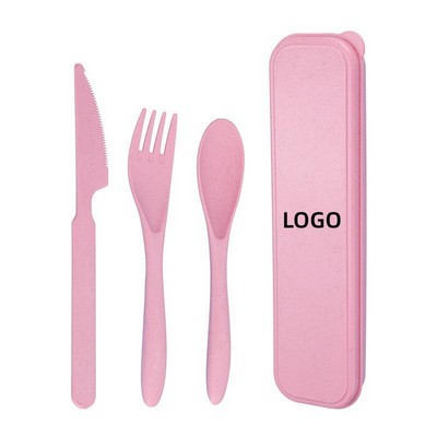 3 PCS Wheat Cutlery Set