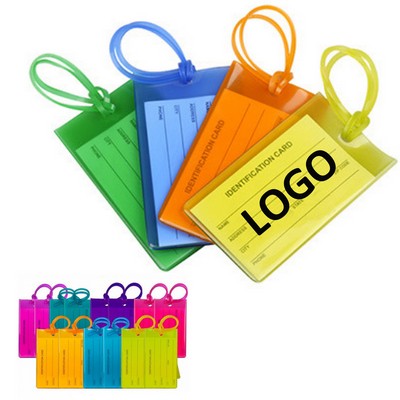 Clear PVC Luggage ID Tags