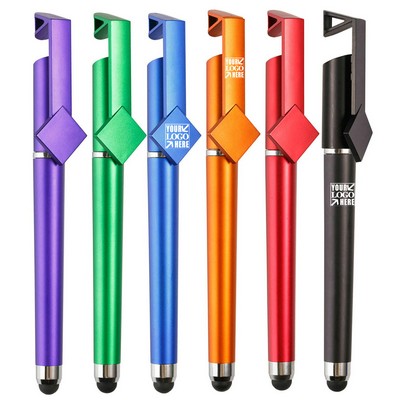 Phone Holder QR Code Stylus Gel Pen