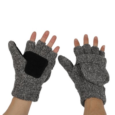 Full / Half Finger Knit Mittens