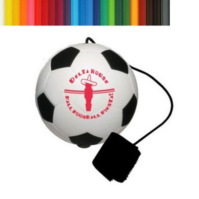 Soccer Ball Shape Stress Ball Yo-Yo