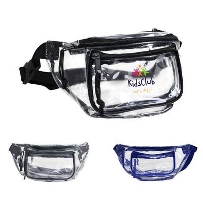 Clear Multi Pockets Fanny Pack