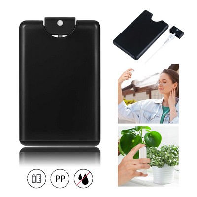 20Ml Card Case-Like Plastic Hand Sanitizer Spray Bottles