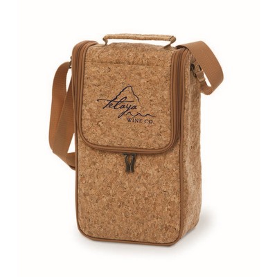 BYOB Double Bottle Wine Bag Cork