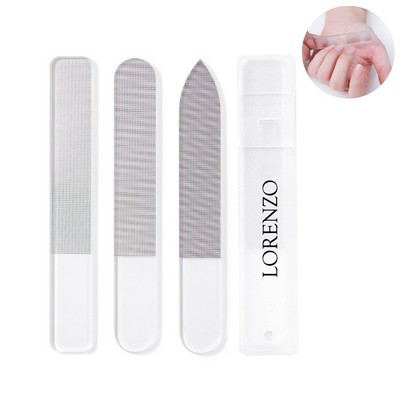 Glass Nail File With Case