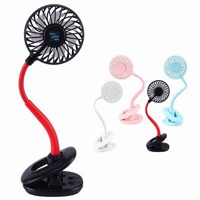 Portable USB Clip-On Stroller Fan