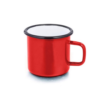 Durable 10oz Ceramic Enamel Mug