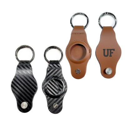 Carbon Fiber AirTag Key Organizer Keychain