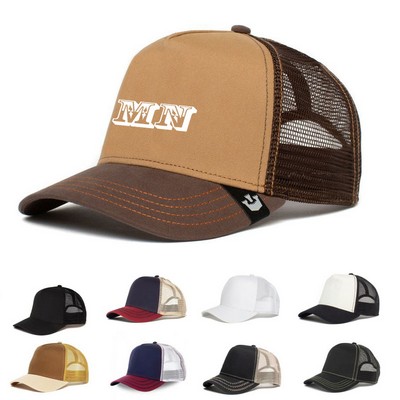 Half Mesh Trucker Caps