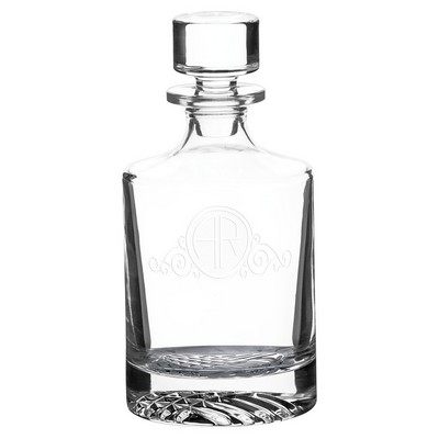 Round Glass Decanter with Gift Box, 850 ml