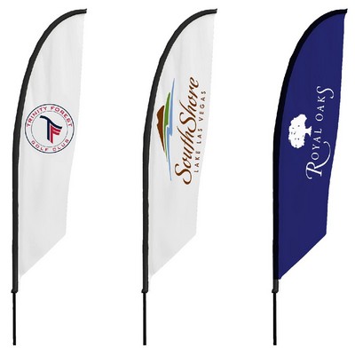 10.5' Single-Sided Feather Angle Flag