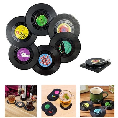 Vinyl Record Drink Coaster